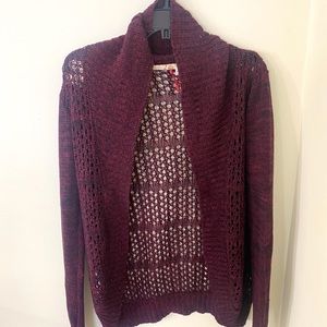 Burgundy Cardigan